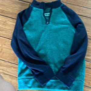 Jumping beans size 7 boys fleece inside 1/4 sip sweatshirt